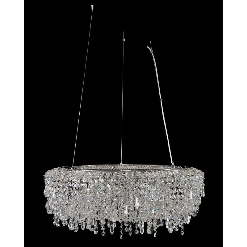 Allegri by Kalco Lighting Voltare 9 - Light Drum Chandelier