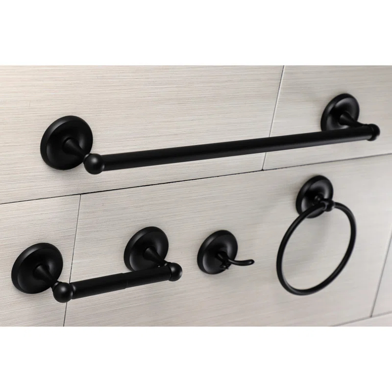 Kingston Brass BAK312478MB Kingston Brass Victorian 4-Piece Bathroom Hardware Set
