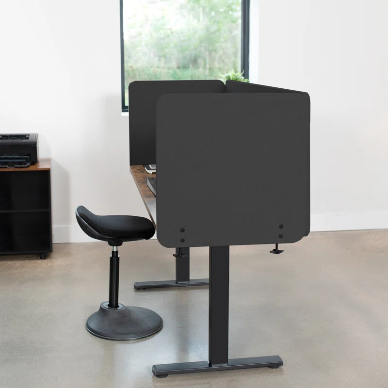 VIVO Clamp-on 24" x 24" Desktop Privacy Panel (PP-1-V024G Series)