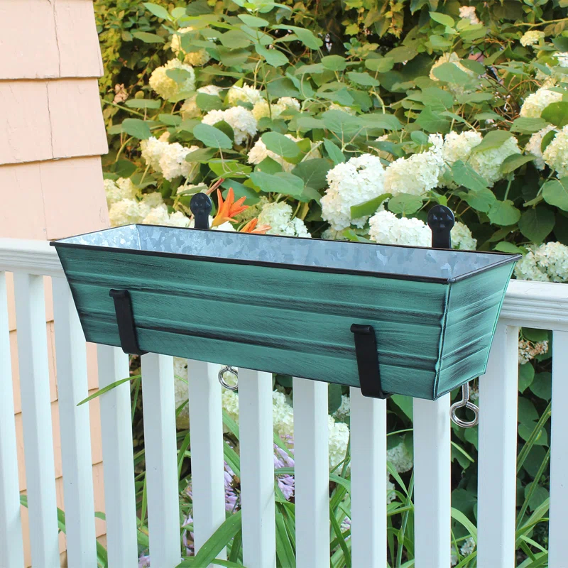 Metal Window Box Planter