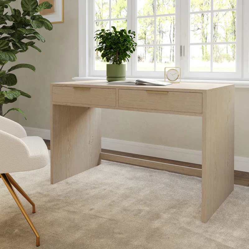 Martha Stewart Martha Stewart Kayden Home Office Modular Desk With 2 Drawers