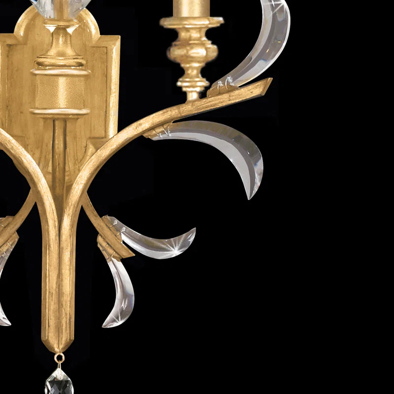Fine Art Handcrafted Lighting Beveled Arcs 32" Sconce