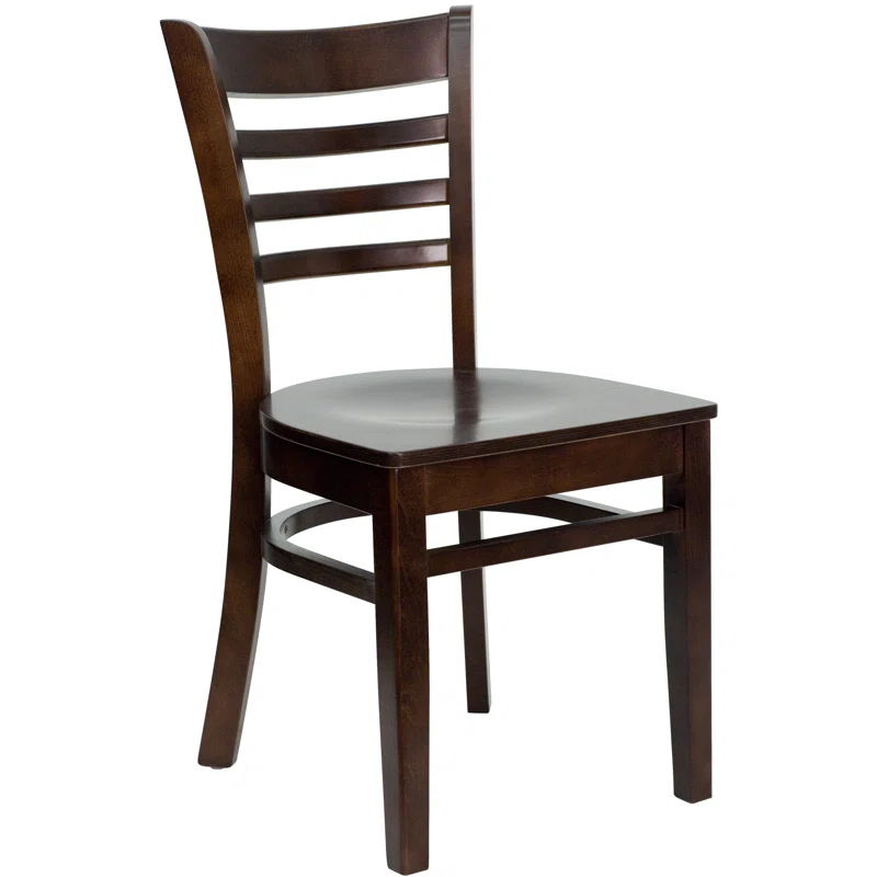 Red Barrel Studio® Ladder Back Wooden Restaurant Chair