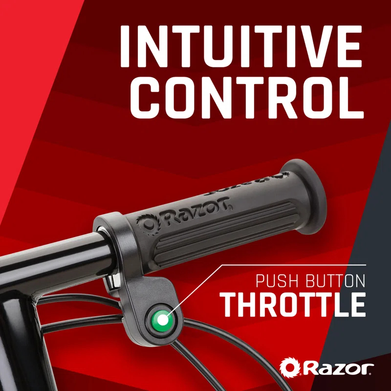 Razor Razor Power Core E90 Sleek  with Push Button Throttle