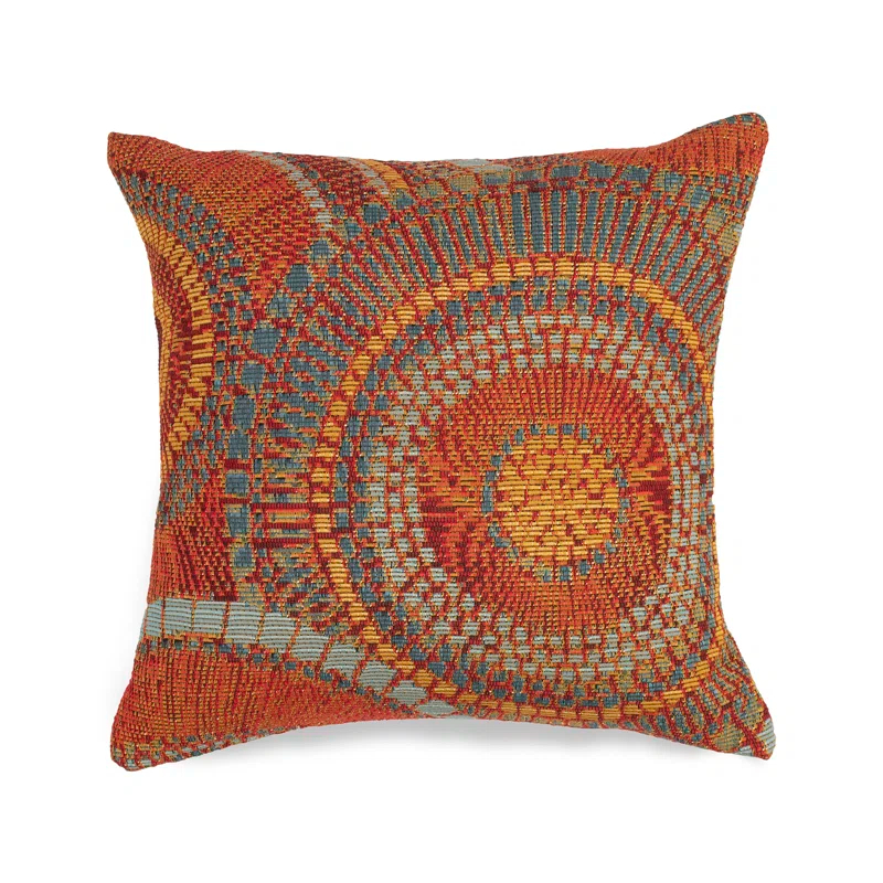 Marina Circles Indoor/Outdoor Pillow 18" X 18"