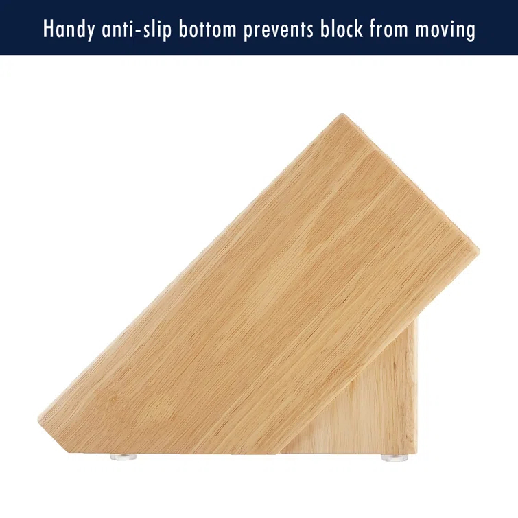 HENCKELS HENCKELS Edge Maintenance Hardwood Knife Block, Knife Storage, 11-slot