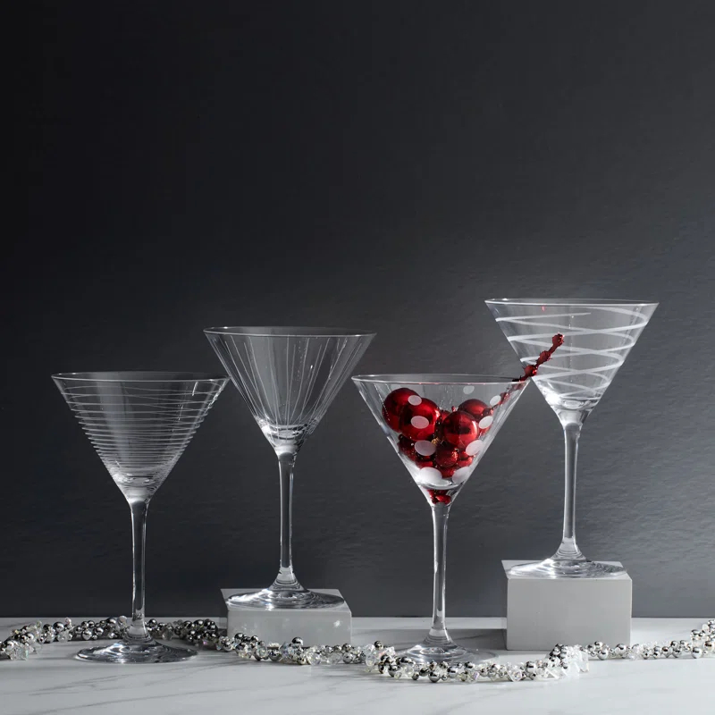 Mikasa Mikasa Cheers 10 oz. Martini Glasses, Set of 4