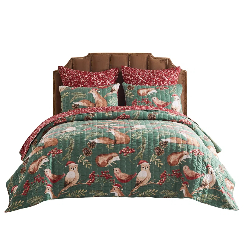 Barefoot Bungalow Willow Reversible Quilt Set