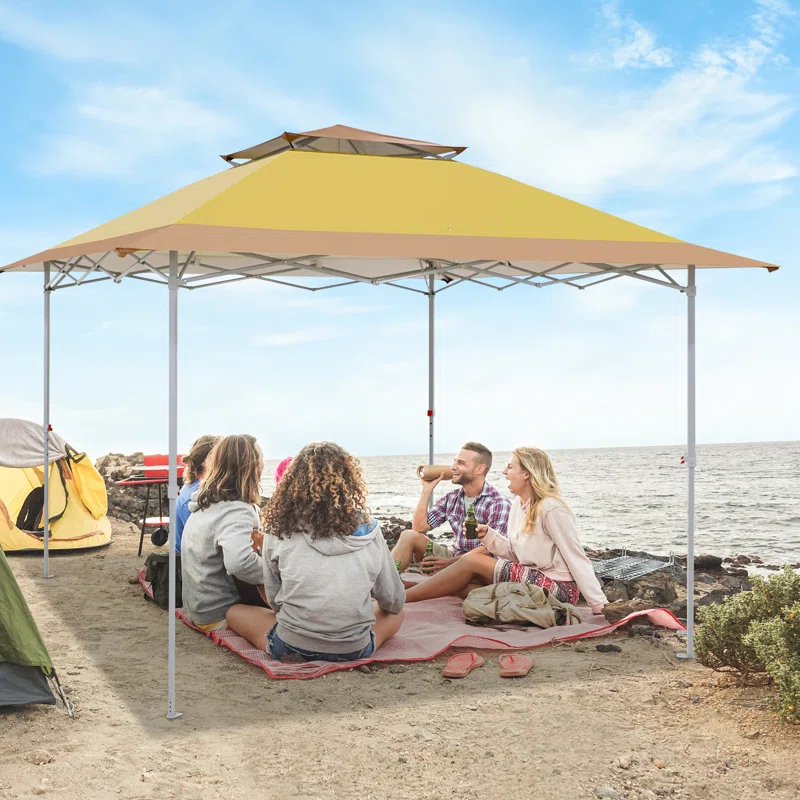 EAGLE PEAK 12 Ft. W x 12 Ft. D Steel Pop-Up Canopy