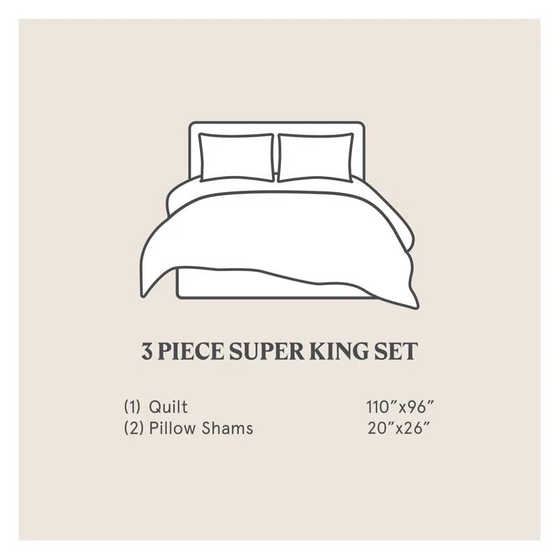 Indigo Hill by HiEnd Accents Satin Channel Silky Satin Design Solid Color Classic Modern Quilt Set