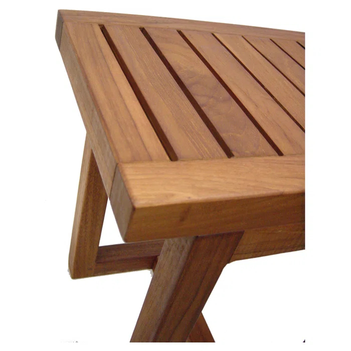 Aqua Teak Spa 17.25'' W Teak Shower Bench