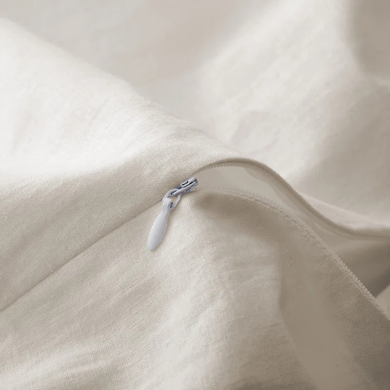 Peace Nest Linen and Cotton Duvet Cover with Pillowcase