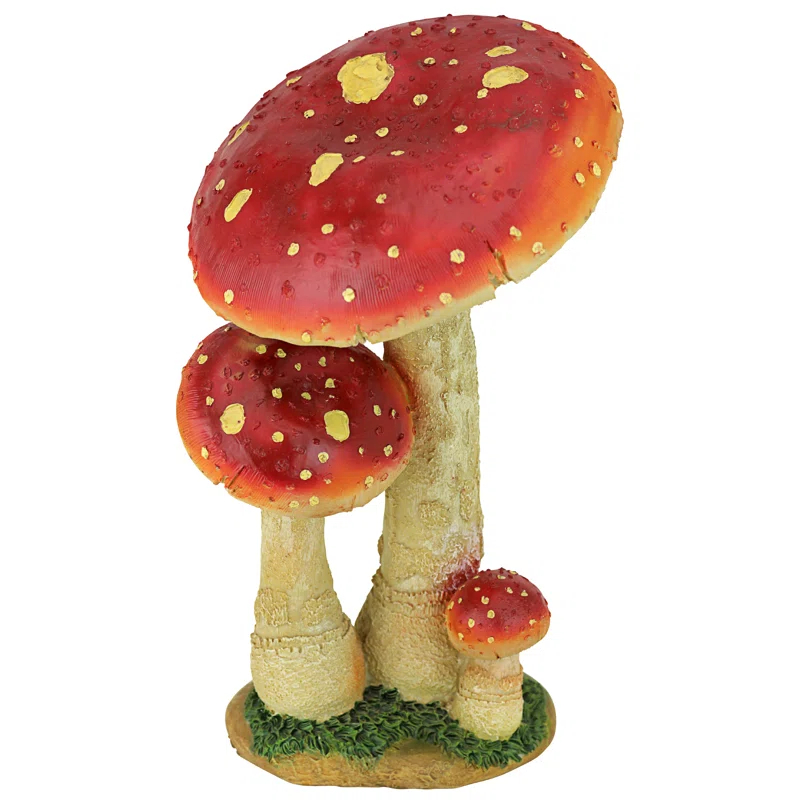 Design Toscano Mystic Forest Red Mushroom Statue