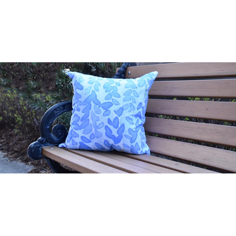 e by design Flower Bell Floral Reversible Throw Pillow