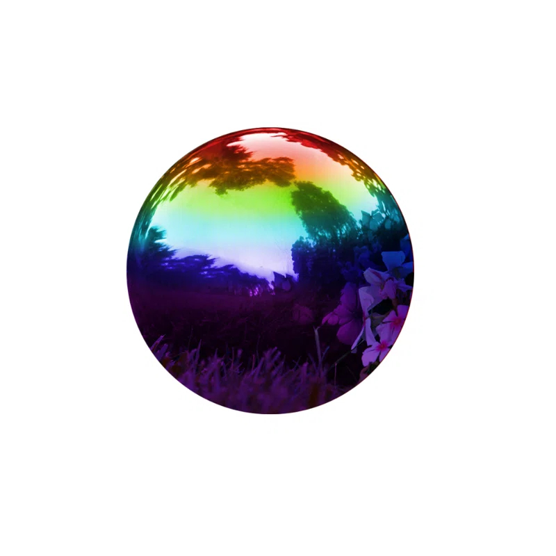 The Holiday Aisle® Champlain Metal Abstract Gazing Ball