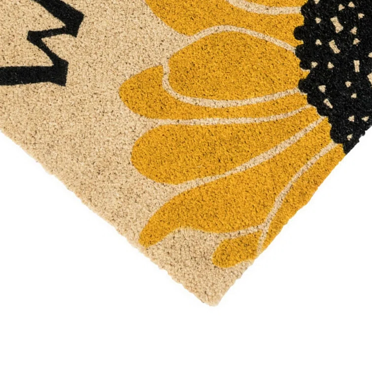 Sunflower Welcome Doormat