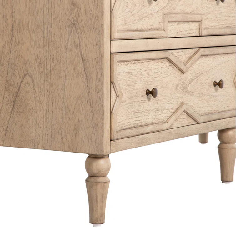 Gabby Everest Solid Wood 60'' W 8 - Drawer Dresser