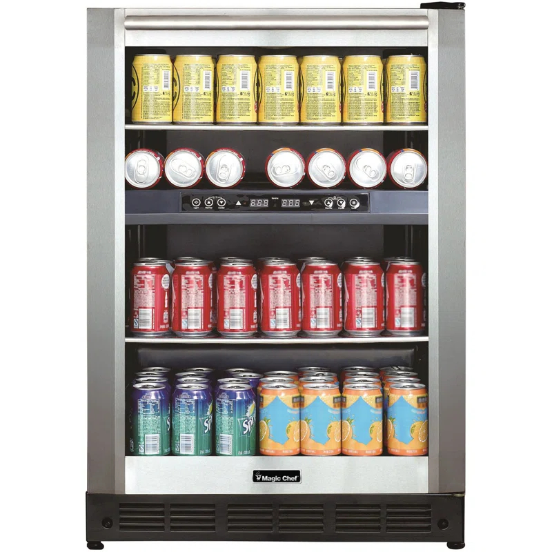 Magic Chef Magic Chef Dual Zone 23.4'' 44 Bottle with Reversible Door