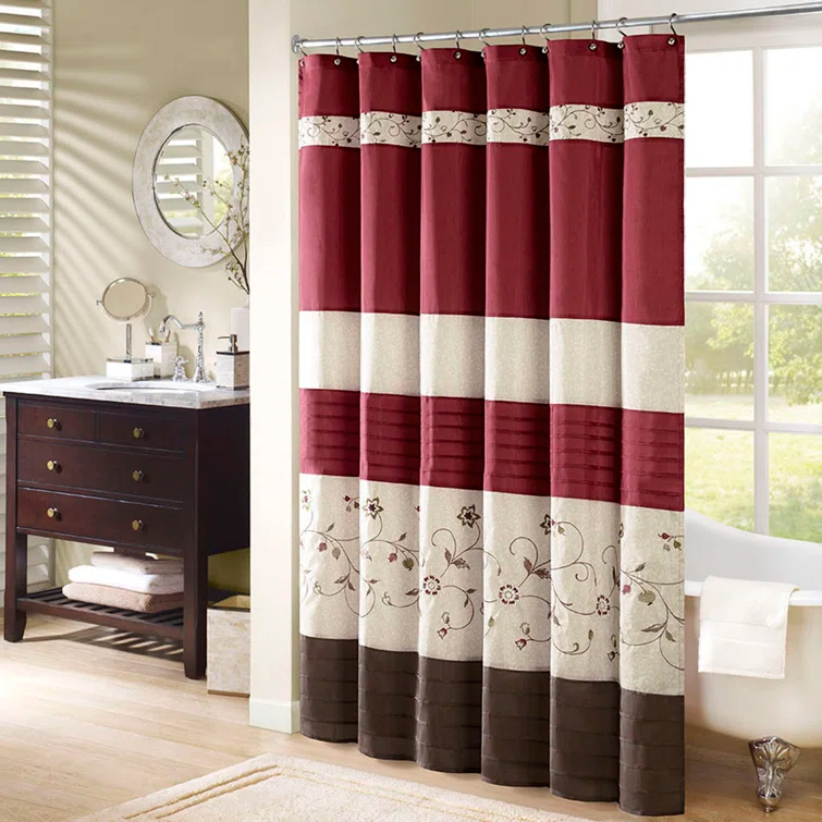 Madison Park Serene Polyester Shower Curtain