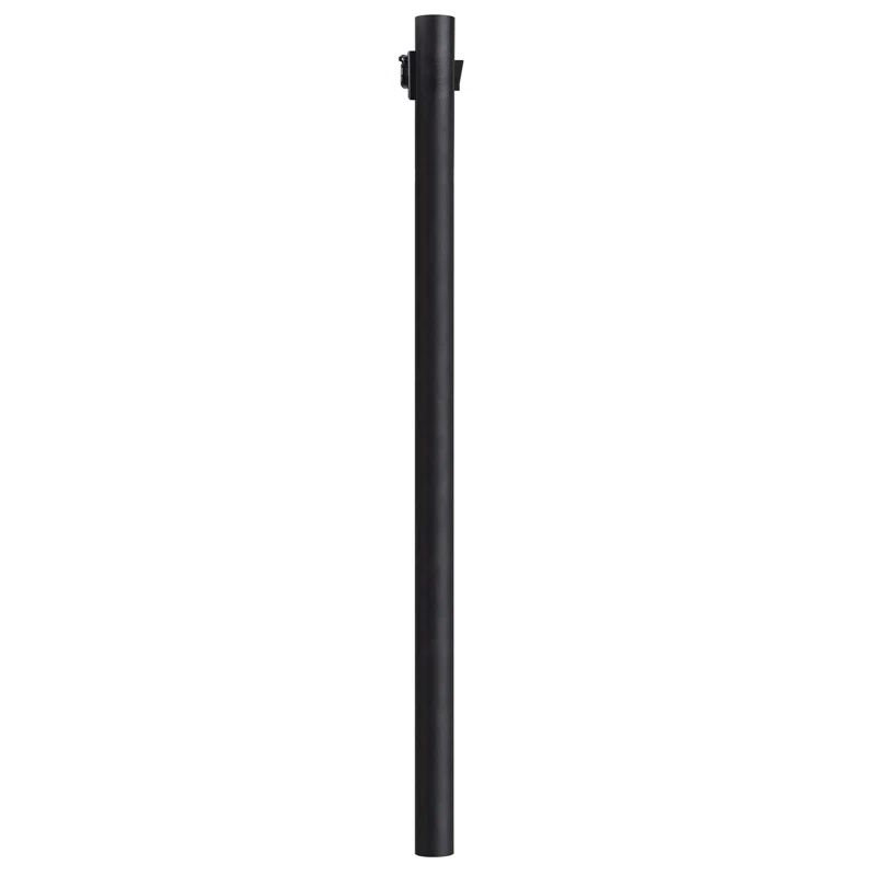 Solus Solus 7, 8, or 10 ft. Outdoor Hardwired Direct Burial Lamp Post with Convenience Outlet and Dusk-to-Dawn Photocell Sensor