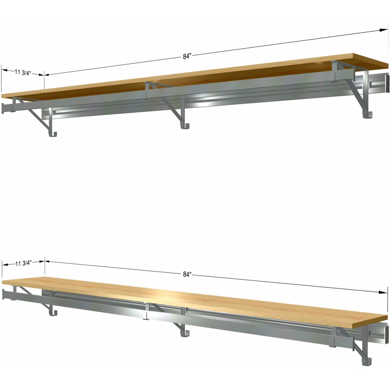 Arrange a Space Double Shelf-Hang Closet System