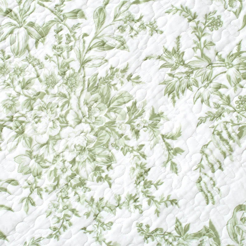 Laura Ashley Laura Ashley Bedford Cotton Reversible Quilt Set