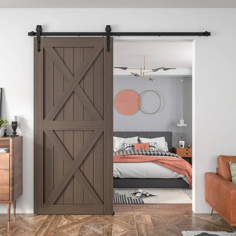 Lazio Sliding Standard Single Barn Door Hardware Kit