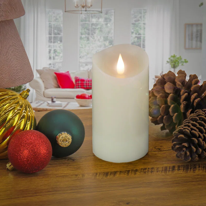 HGTV Home Collection Unscented Flameless Candle