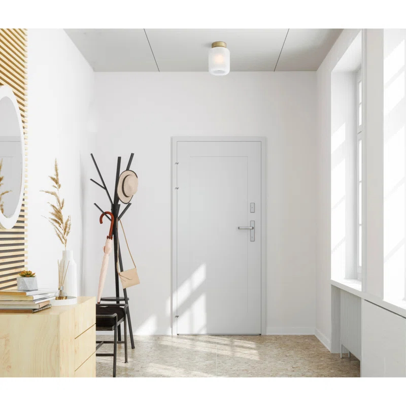 Judd Glass Semi Flush Mount