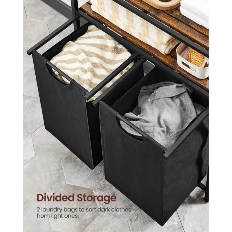 Boutique Home Laundry Sorter with Handles