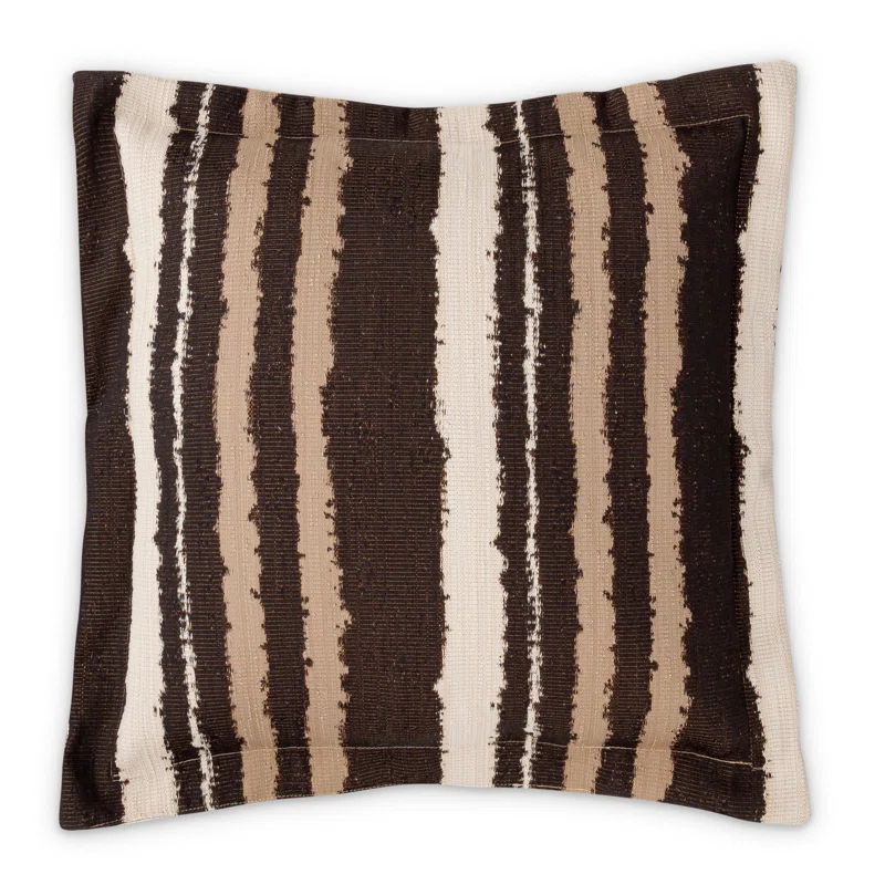 Michael Amini Explorer Butler Abstract Feather Reversible Throw Pillow (Set of 2)