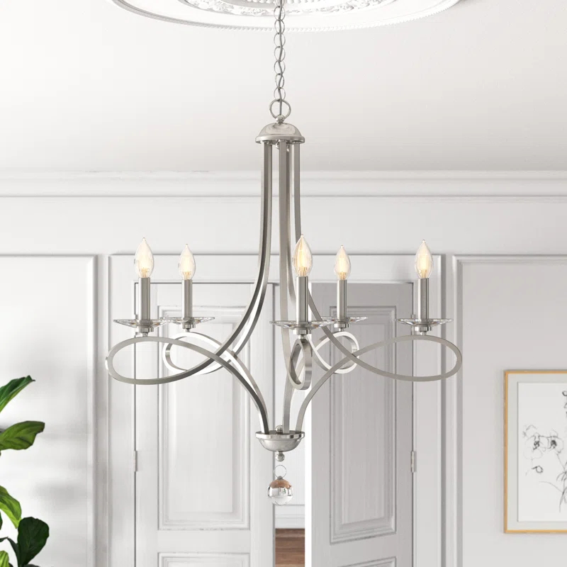 Kelly Clarkson Home Marilyn 5 - Light Dimmable Classic / Traditional Chandelier