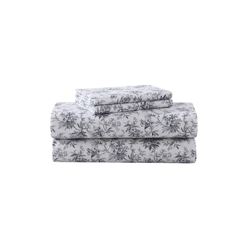 Laura Ashley Laura Ashley Cotton Flannel Cozy Sheet Sets