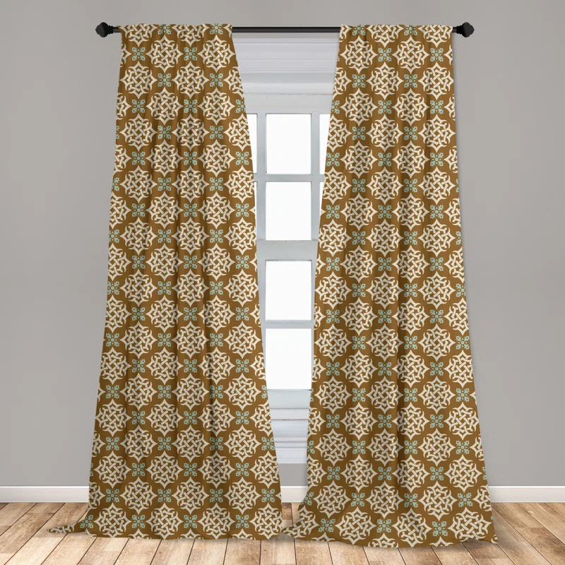 Semi-Sheer Rod Pocket Sliding Panel (Set of 2)