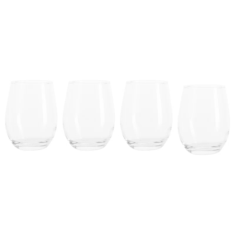 Home Essentials and Beyond 15oz. Wine Glass Set (Set of 4)