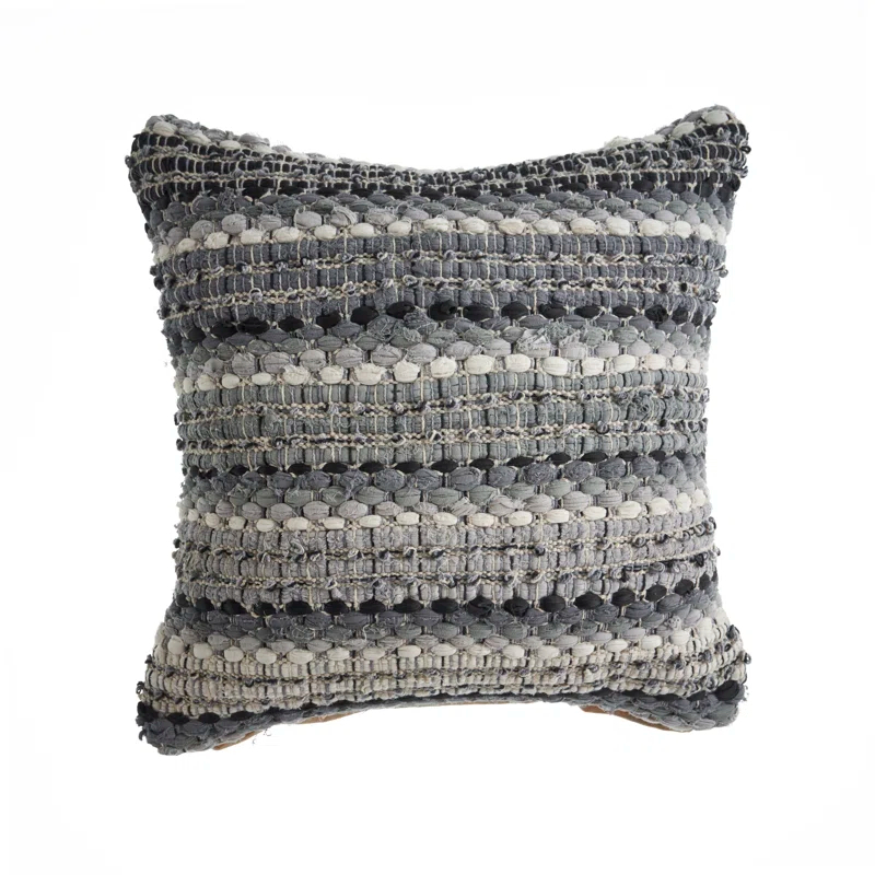 Rajani Home Chhavi Geometric Cotton Throw Pillow