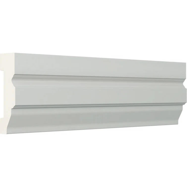 Ekena Millwork Endurathane Hillsborough Window & Door Casing, 2 5/8"H x 5/8"P x 94 1/2"L, Factory Primed