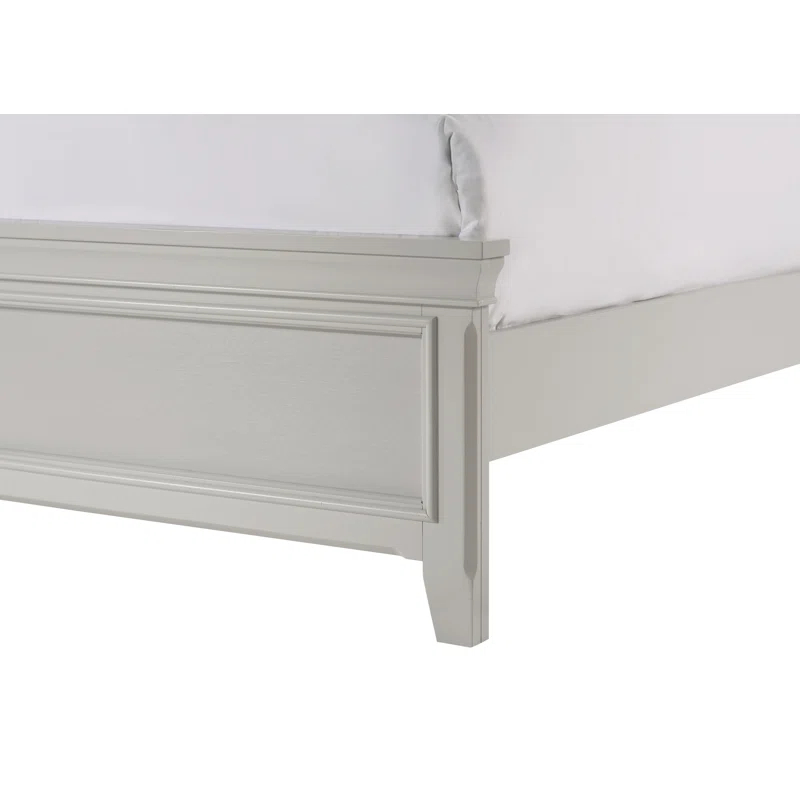 Alcott Hill® Draeger Solid Wood Panel Bed