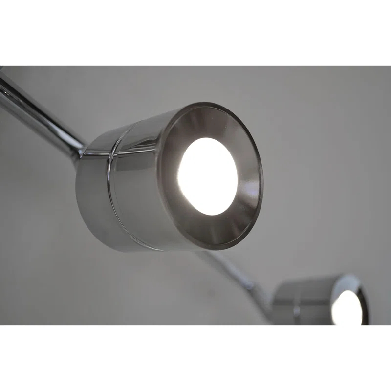 AFX Core 55.13'' 6 -Light Rail Track Kit with Dimmable and Adjustable Head