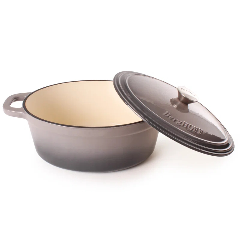 BergHOFF Neo 4Pc Cast Iron Cookware Set with 5Qt. and 7Qt. Covered Dutch Ovens