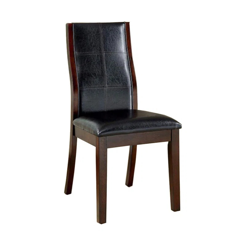 Winston Porter Estis 19.5'' H Faux Leather Upholstered Side Chair (Set of 2)