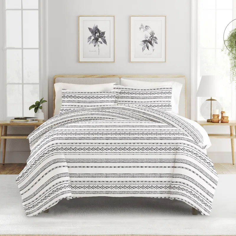 Becky Cameron Geo Threads Pattern Duvet Cover Set