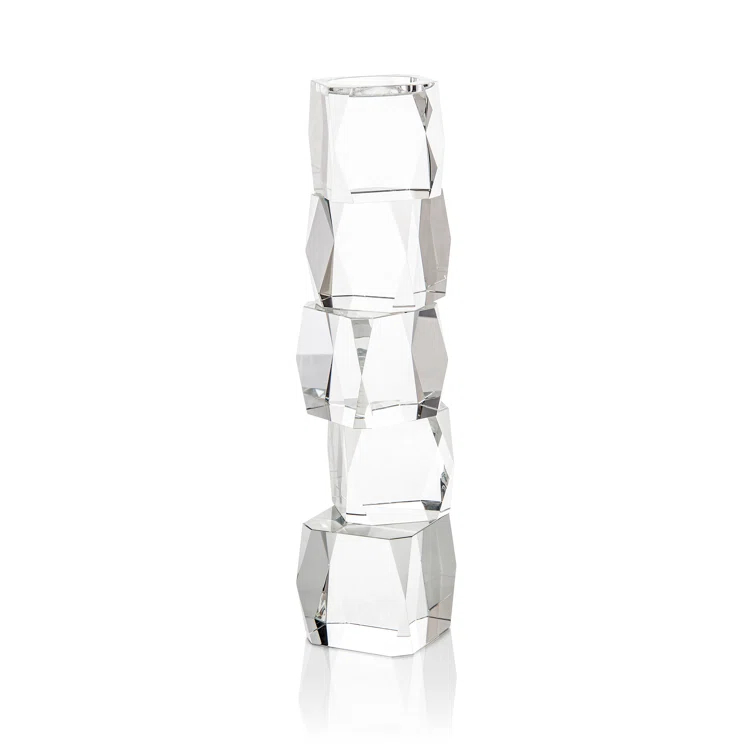 John-Richard 20'' H Crystal Candlestick