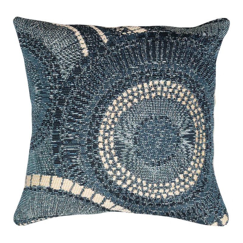 Liora Manne Marina Circles Indoor/Outdoor Pillow 18" X 18"