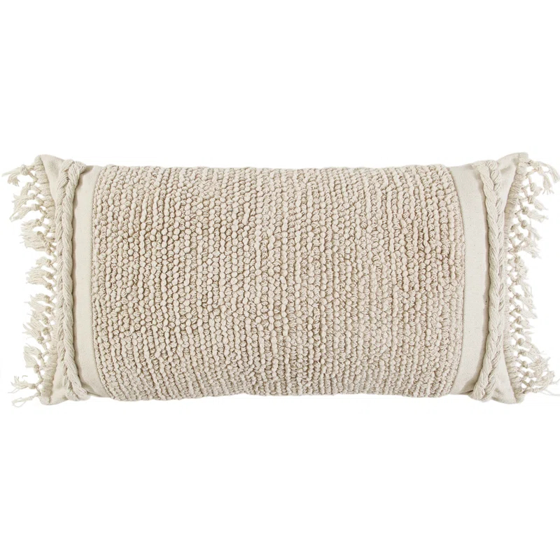 Rizzy Home Fringed Throw Pillow