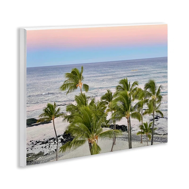 Stupell Industries Afternoon Palms Horizon Wall Plaque Art by Kathy Mansfield