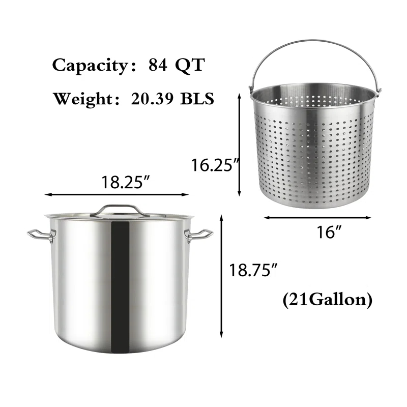 ARC ARC Stainless Steel Stock Pot