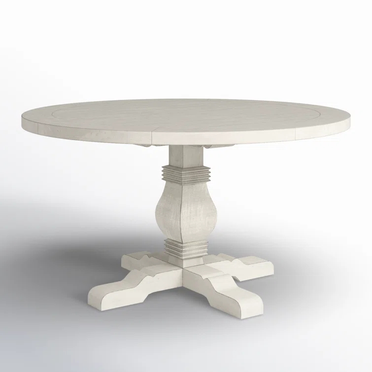 Kinston Solid Wood Pedestal Dining Table