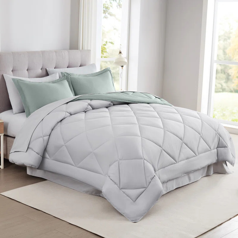 Modern Threads Modern Threads 7-Piece Reversible Comforter Set - Includes Comforter, Sheets, Pillowcases, and Shams