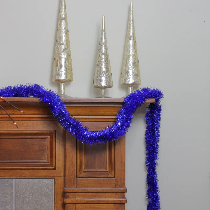 Tinsel Christmas Garland - Unlit